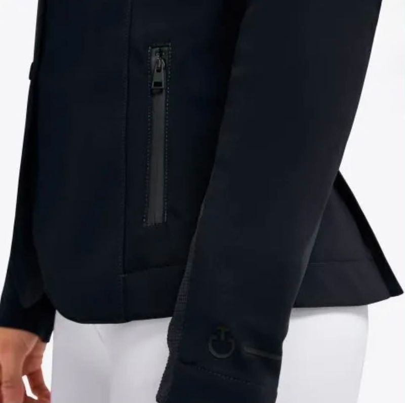 Cavalleria Toscana Women's Competition jacket with zip with inserts in technical mesh