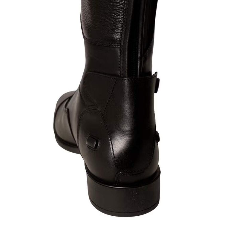 Dyon Riding Boots Slim With Laces Black