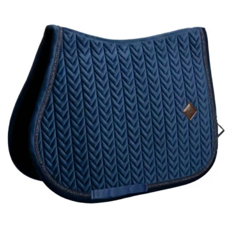 Kentucky Saddle Pad Velvet Mini Pearls