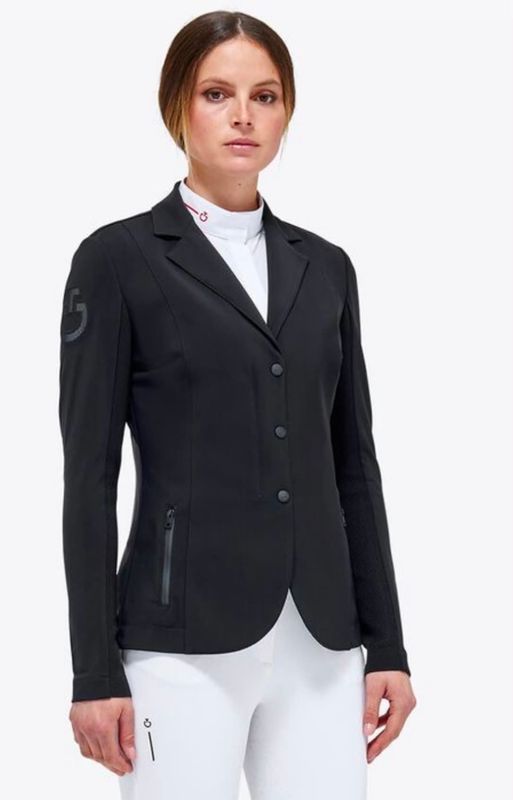 Cavalleria Toscana Women's Competition jacket with zip with inserts in technical mesh