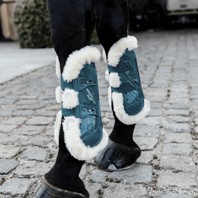 Kentuck Vegan Sheepskin Tendon Boots Bamboo Elastic