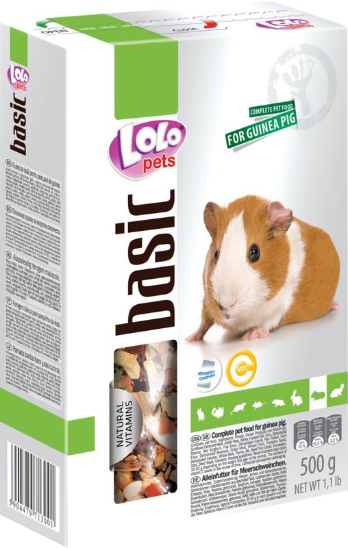 Lolo Pets FOODY PREMIUM Fullfôr til Marsvin