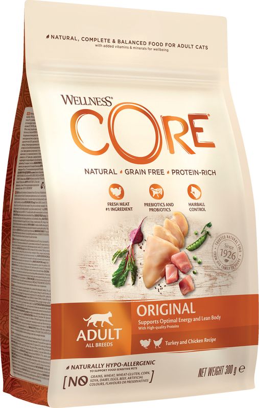 CORE Cat Adult Original, kalkun og kylling