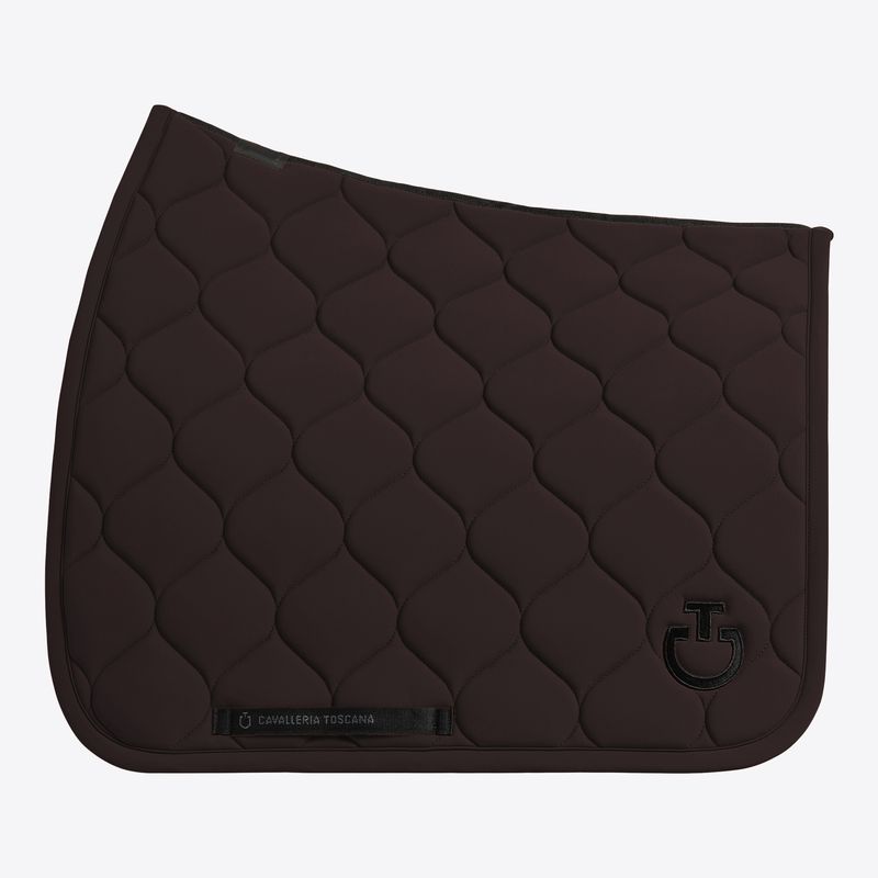 New Circular Quilted Jersey Dressage Saddle Pad
